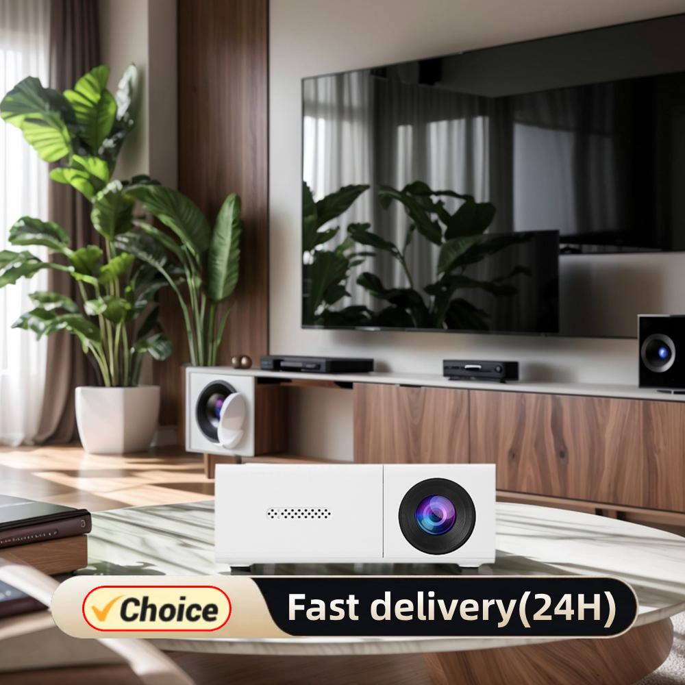 Outdoor Camping Videos - โปรเจคเตอร์พกพา LED 1080P พร้อมรีโมทคอนโทรล โปรเจคเตอร์พกพา 4K