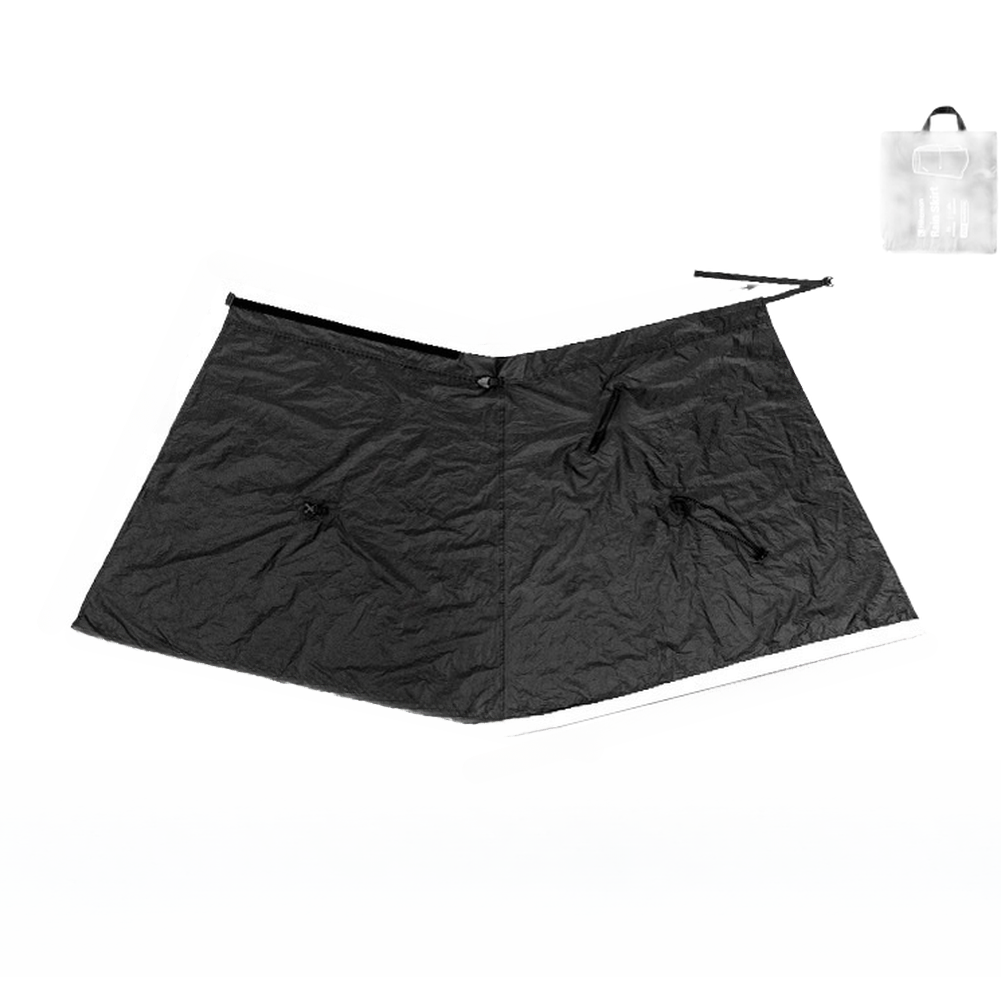 Outdoor Camping Mat Waterproof - กระโปรงกันฝนน้ำหนักเบา 210T โพลีเอสเตอร์ PU5000+ ผ้าคลุมกันลม แผ่นรองพื้นปรับได้