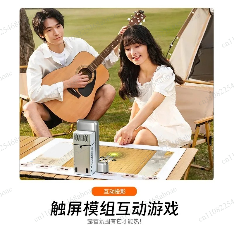 Outdoor Camping Videos - โปรเจคเตอร์พกพา M1 Ultra-Short Focal, โปรเจคเตอร์ฉายภาพแบบสมาร์ทติดผนัง สำหรับหอพัก