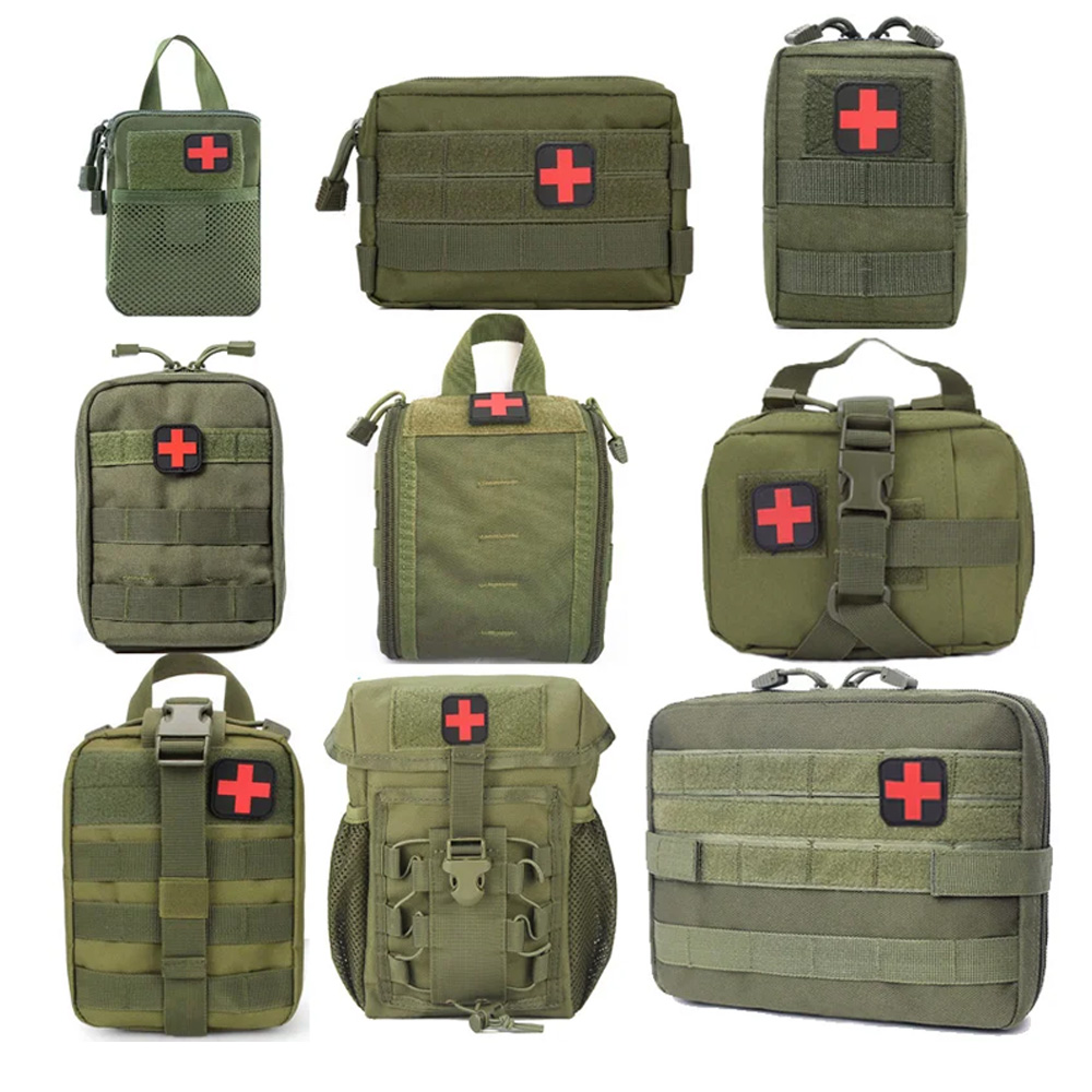 First Aid Kit Camping - IFAK EDC กระเป๋าเอวกระเป๋าล่าสัตว์เสื้อกั๊กชุดเครื่องมือฉุกเฉินกลางแจ้ง First Aid Kit