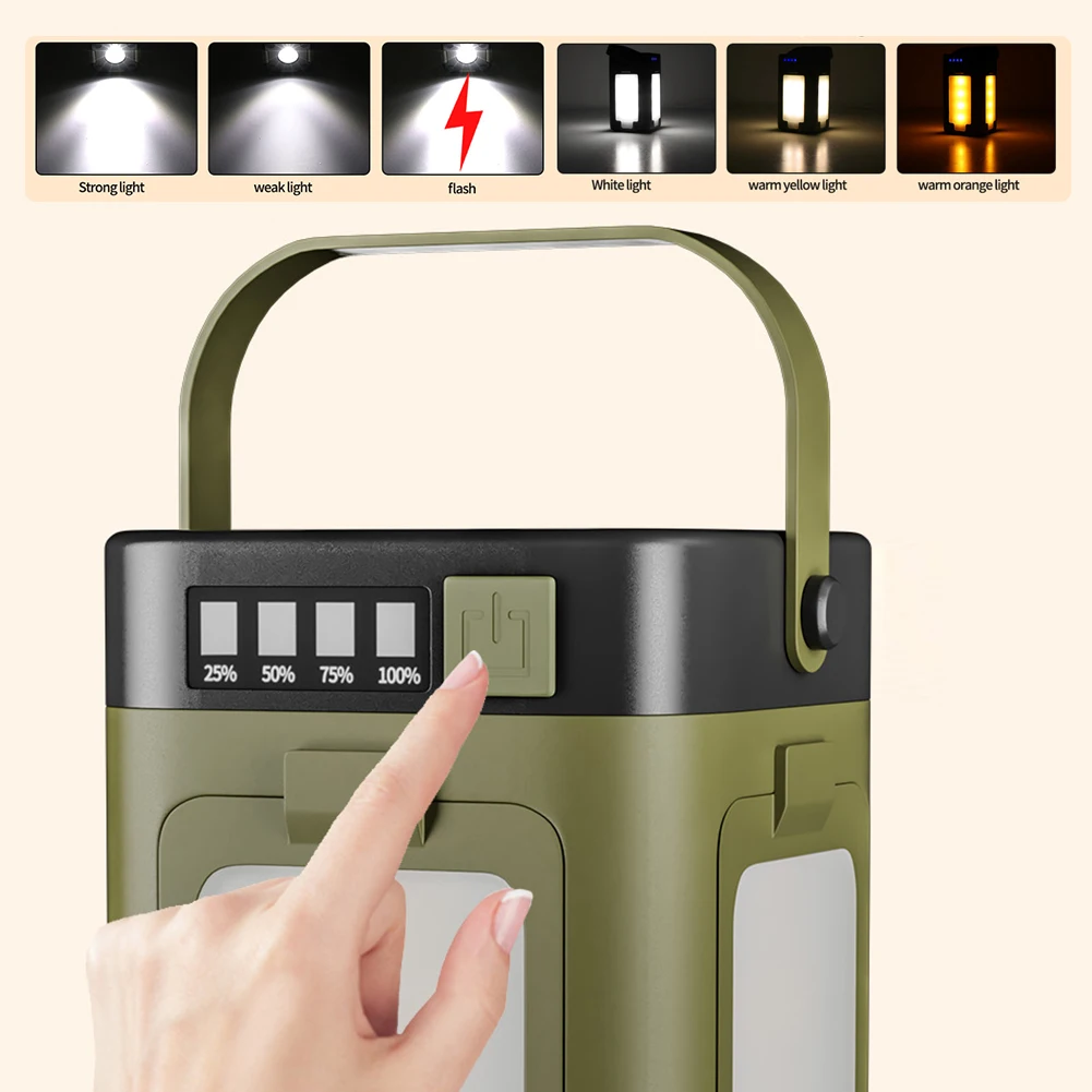 ไฟแคมป์ปิ้งพกพาพลังงานแสงอาทิต - Outdoor Camping Lampe บทวิจารณ์และราคา