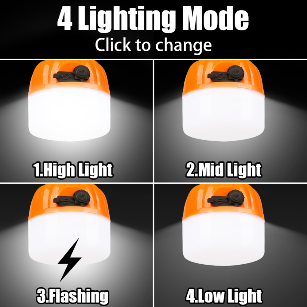 โคมไฟตั้งแคมป์ขนาดเล็กแบบพกพา  - Outdoor Camping Lampe บทวิจารณ์และราคา