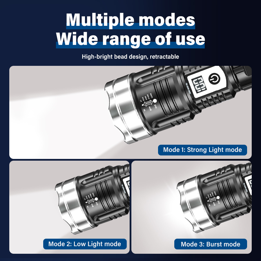 ไฟฉาย LED กำลังสูง 200000LM แบ - Outdoor Camping Lampe บทวิจารณ์และราคา