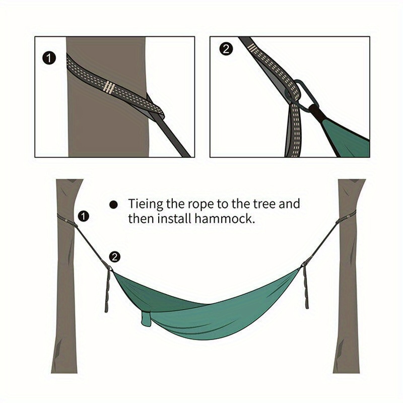 ห่วงคล้องสำหรับปีนเขาแบบหนัก 2 - Outdoor Camping Hammock บทวิจารณ์และราคา