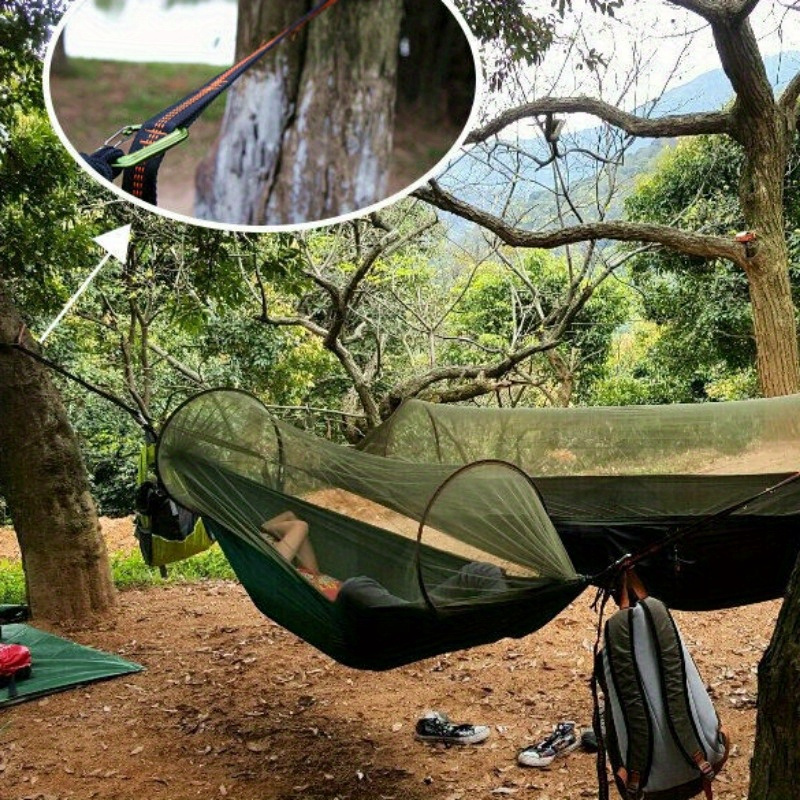 ห่วงคล้องสำหรับปีนเขาแบบหนัก 2 - Outdoor Camping Hammock บทวิจารณ์และราคา