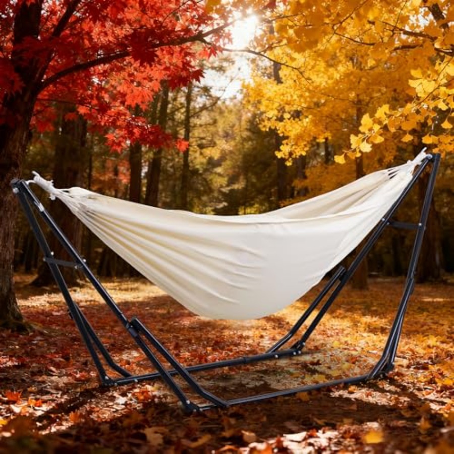 เปลญวนแบบพกพา 2 in 1 และเก้าอี - Outdoor Camping Hammock บทวิจารณ์และราคา