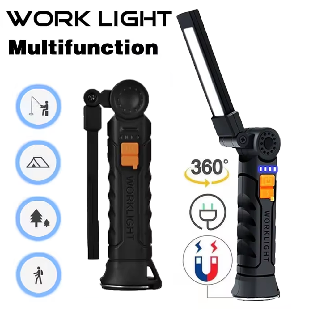 ไฟฉาย LED แบบพกพา COB ไฟฉายแบบ - Outdoor Camping Lampe บทวิจารณ์และราคา