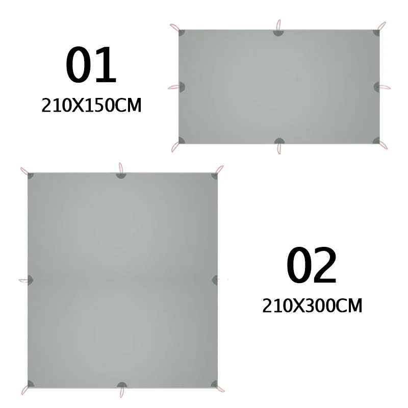 กลางแจ้ง Ultralight Sun Shelte - Outdoor Camping Mat Waterproof บทวิจารณ์และราคา