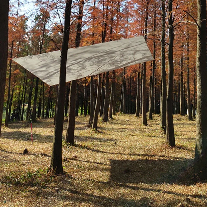 กลางแจ้ง Ultralight Sun Shelte - Outdoor Camping Mat Waterproof บทวิจารณ์และราคา