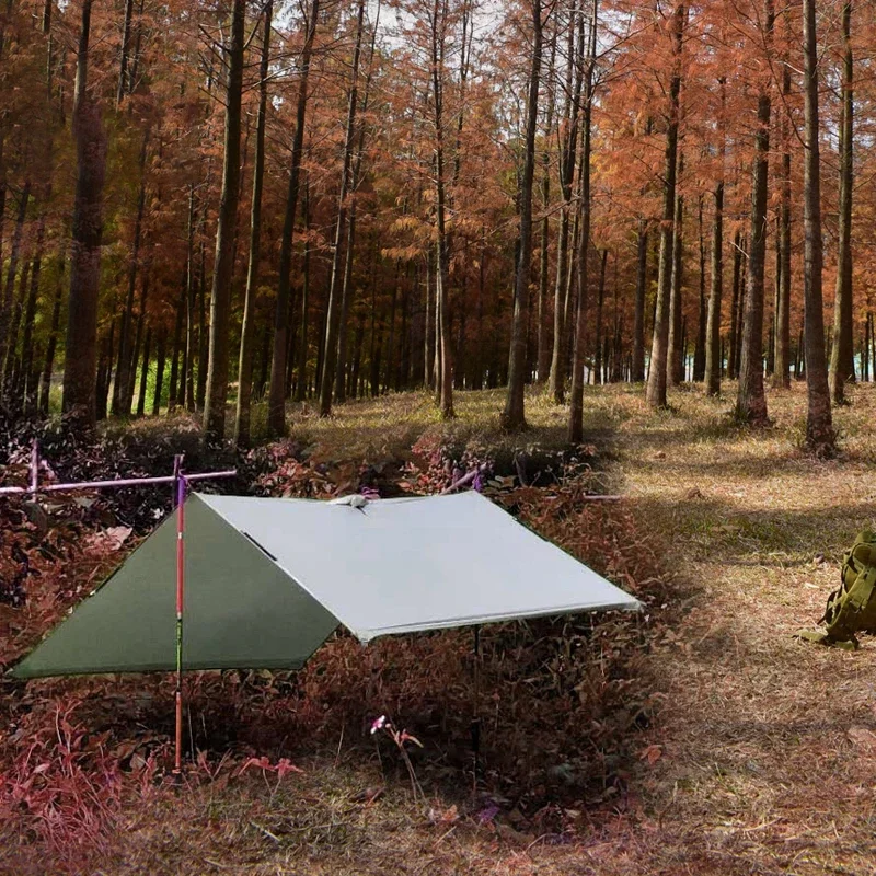 กลางแจ้ง Ultralight Sun Shelte - Outdoor Camping Mat Waterproof บทวิจารณ์และราคา
