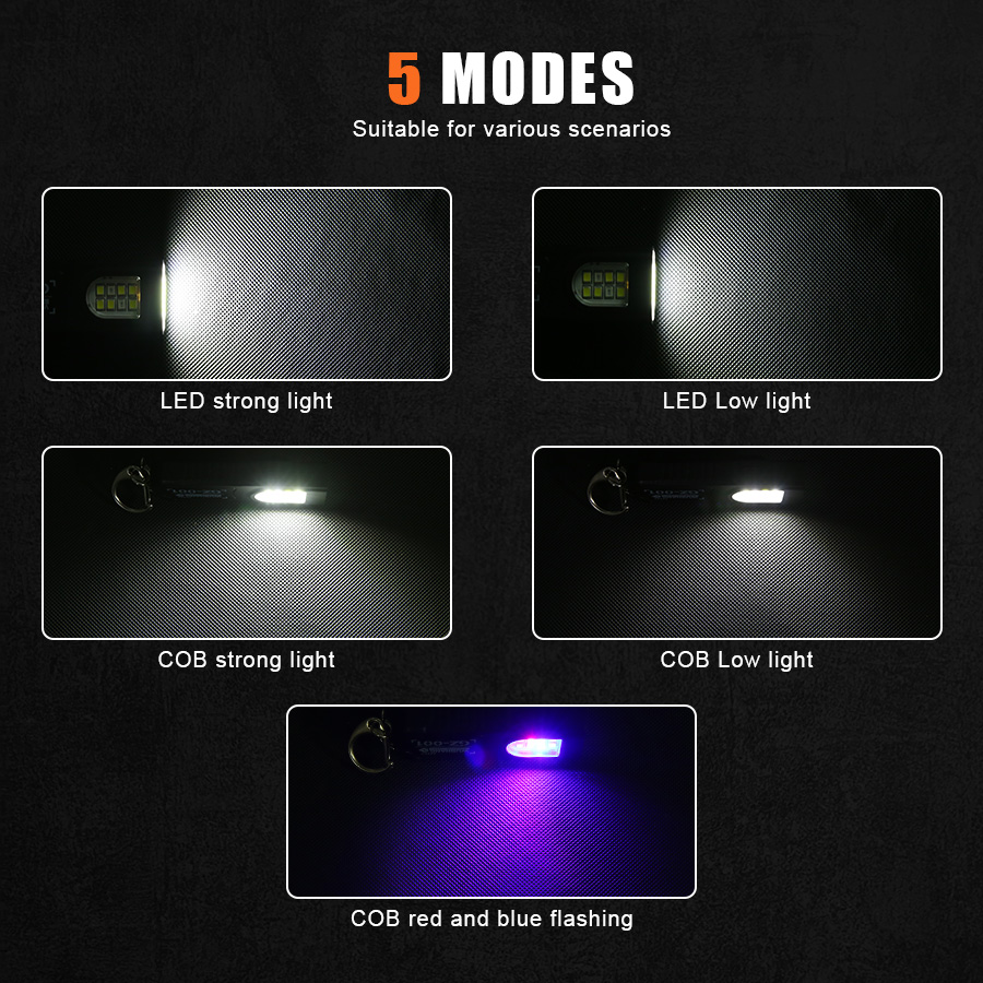 ไฟฉายพวงกุญแจอเนกประสงค์แบบชาร - Outdoor Camping Lampe บทวิจารณ์และราคา