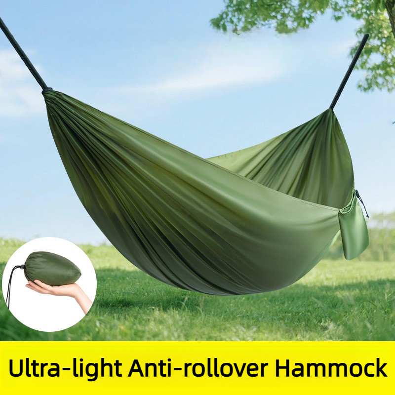 เปลญวนน้ำหนักเบาพิเศษ เหมาะสำห - Outdoor Camping Hammock บทวิจารณ์และราคา