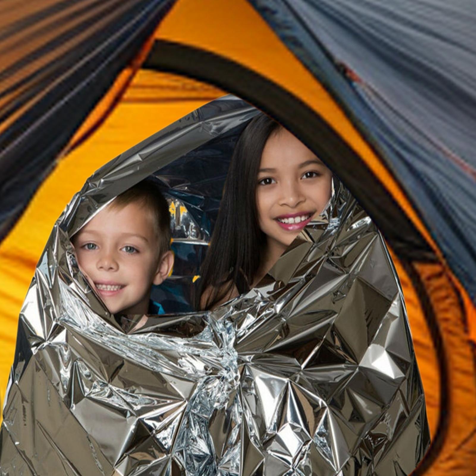 1PC ผ้าห่มฉุกเฉินกันลมกันน้ำฟอ - First Aid Kit Camping บทวิจารณ์และราคา