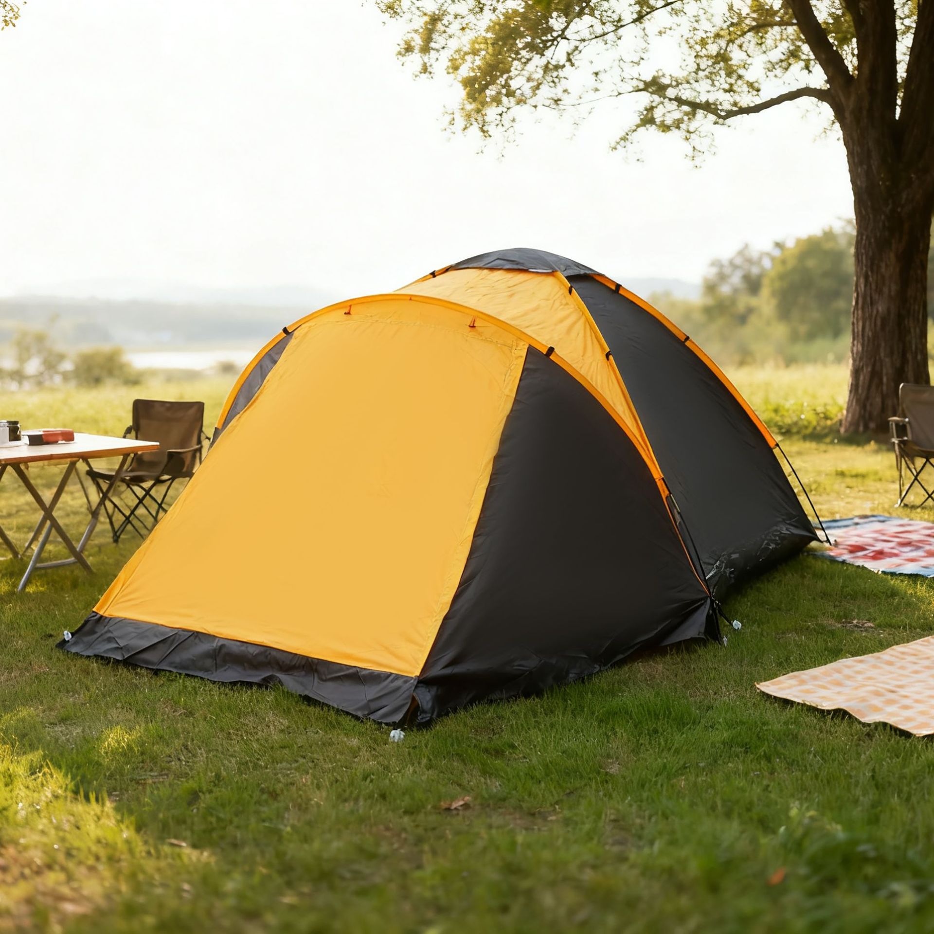 เต็นท์ตั้งแคมป์กลางแจ้งพร้อมเส - Outdoor Camping Hiking บทวิจารณ์และราคา
