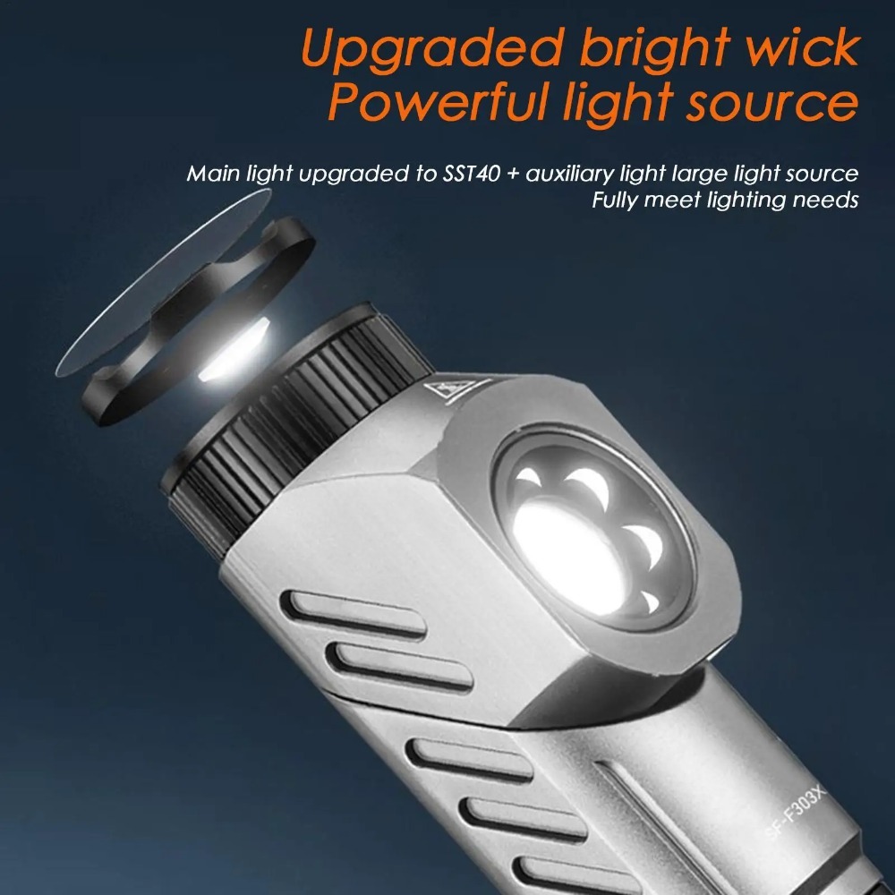 ไฟฉาย LED ขนาดเล็กทรงพลัง 90 ° - Outdoor Camping Lampe บทวิจารณ์และราคา