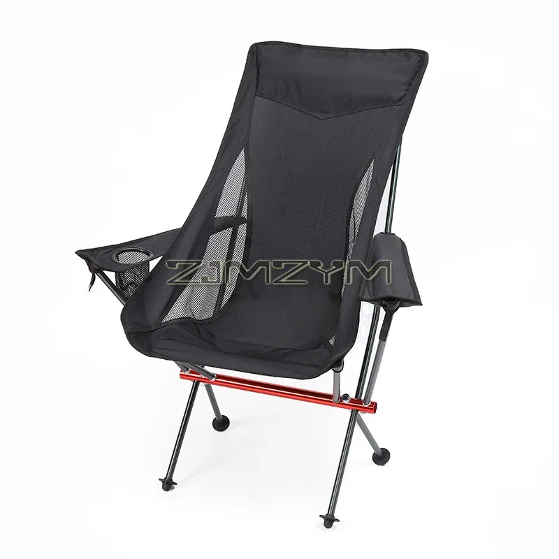 เก้าอี้ตั้งแคมป์พนักพิงสูง เก้ - Outdoor Camping High Chair บทวิจารณ์และราคา