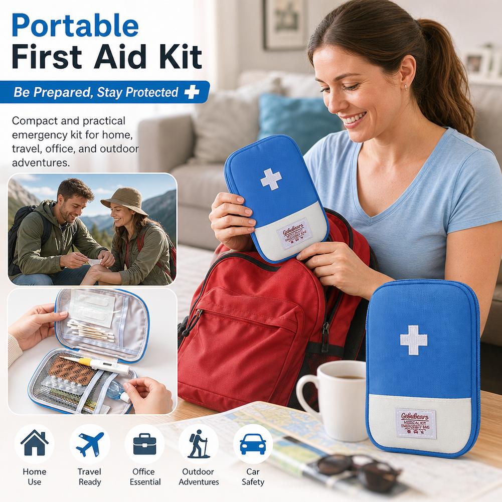 กระเป๋าชุดปฐมพยาบาลแบบพกพาความ - First Aid Kit Camping บทวิจารณ์และราคา