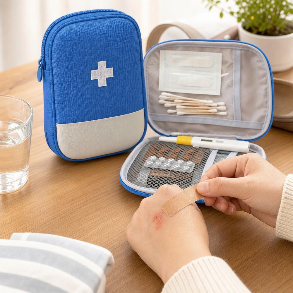 กระเป๋าชุดปฐมพยาบาลแบบพกพาความ - First Aid Kit Camping บทวิจารณ์และราคา