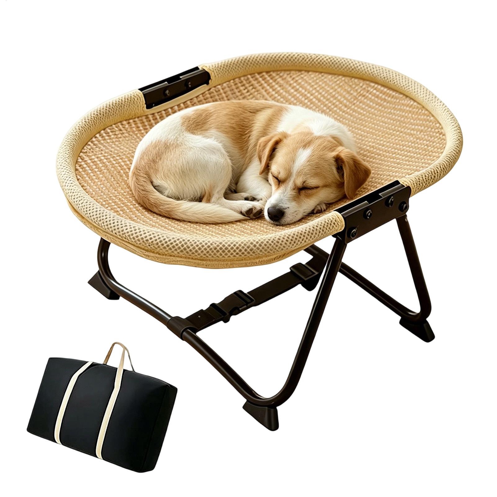 เตียงนอนสุนัขแบบพับได้ ระบายอา - Outdoor Camping Dog Bed บทวิจารณ์และราคา