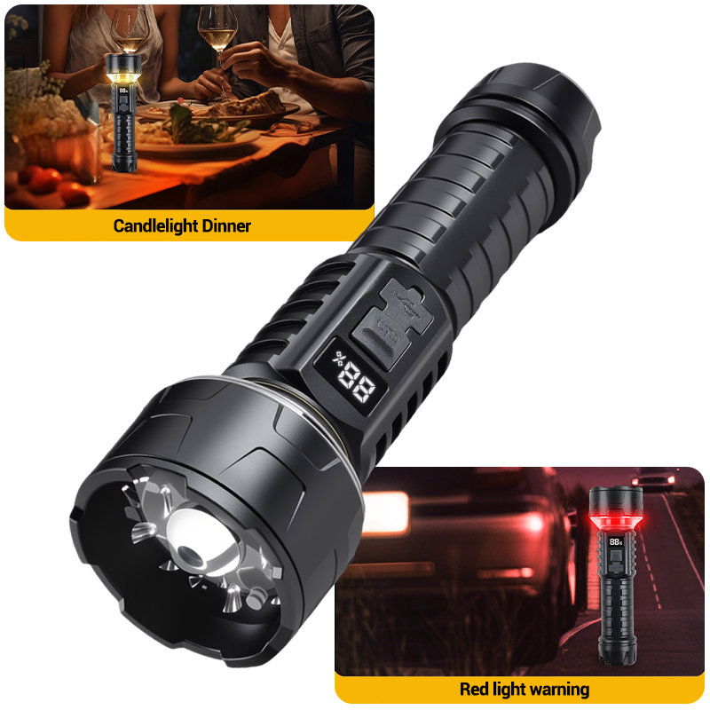 ไฟฉาย LED แบบ COB แบบชาร์จไฟได - Outdoor Camping Lampe บทวิจารณ์และราคา