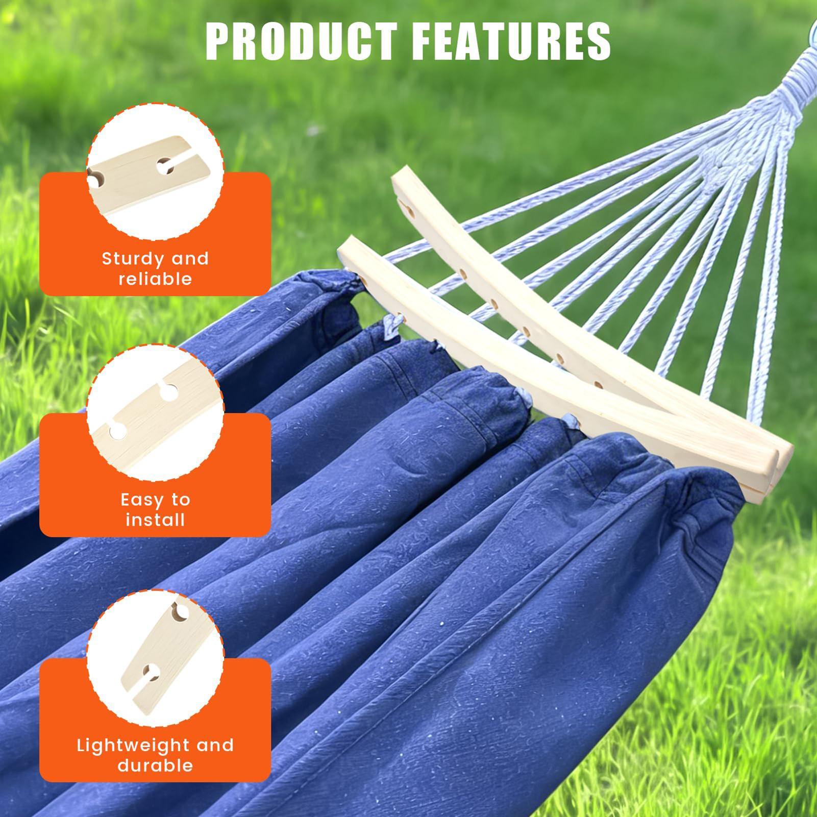 ไม้ค้ำเปลญวน 10 รู จำนวน 2 ชิ้ - Outdoor Camping Hammock บทวิจารณ์และราคา