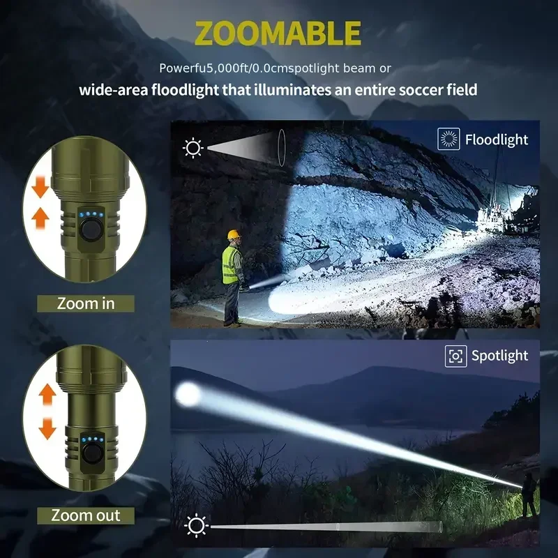 ไฟฉายที่ทรงพลังเป็นพิเศษ ไฟฉาย - Outdoor Camping Lampe บทวิจารณ์และราคา
