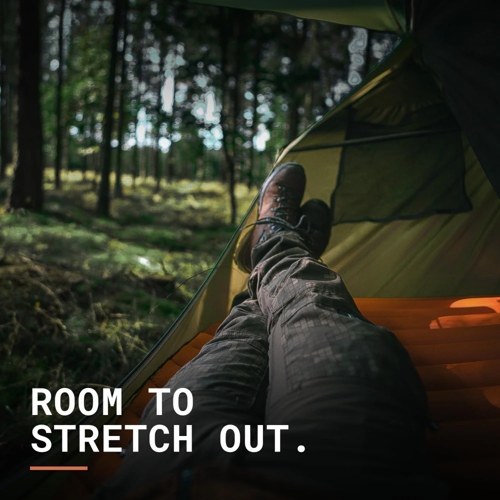 เปลญวนแบบแบนพร้อมมุ้งกันยุง เต - Outdoor Camping Hammock บทวิจารณ์และราคา