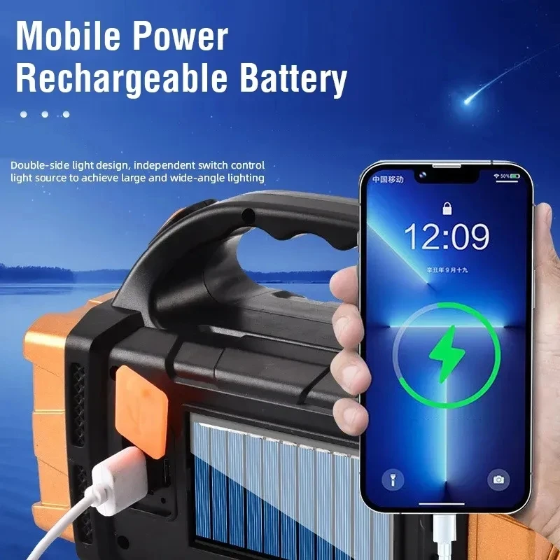 ไฟฉายแบบพกพาที่มีประสิทธิภาพแบ - Outdoor Camping Lampe บทวิจารณ์และราคา