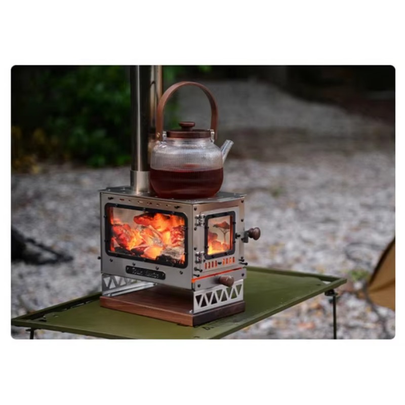 เตาไม้สแตนเลสขนาดเล็กพกพาสำหรั - Outdoor Camping Fireplace บทวิจารณ์และราคา