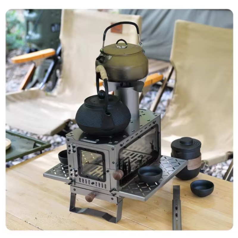 เตาไม้สแตนเลสขนาดเล็กพกพาสำหรั - Outdoor Camping Fireplace บทวิจารณ์และราคา
