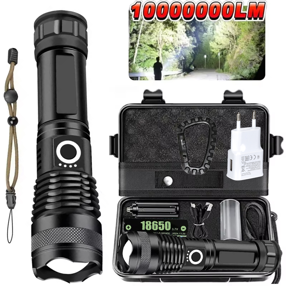 ไฟฉาย LED พลังงานสูงแบบชาร์จไฟ - Outdoor Camping Lampe บทวิจารณ์และราคา