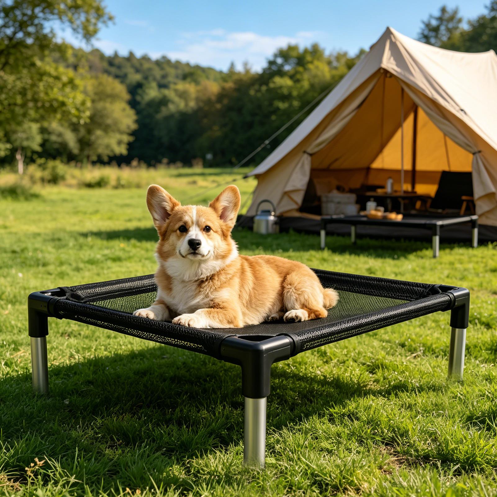 เตียงยกพื้นสำหรับสุนัข ระบายอา - Outdoor Camping Dog Bed บทวิจารณ์และราคา