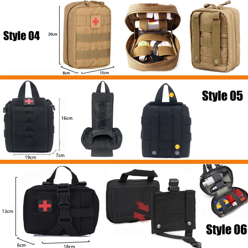 IFAK EDC กระเป๋าเอวกระเป๋าล่าส - First Aid Kit Camping บทวิจารณ์และราคา